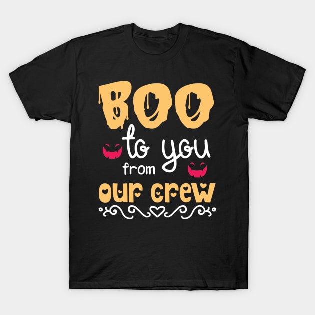 Boo Crew Halloween T-Shirt by BB Funny Store